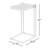 Maddox Solid Wood Top End Table