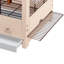 50cm Wood Flat Top Table Top Bird Cage with Stand