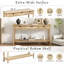 Table d'entrée en placage de sapin 58,3 po U_Style-132833960