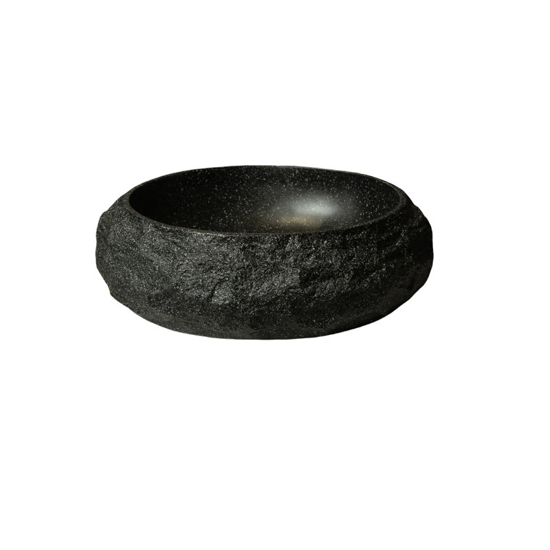 Luna 18'' Bathroom Sink, Dark Gray