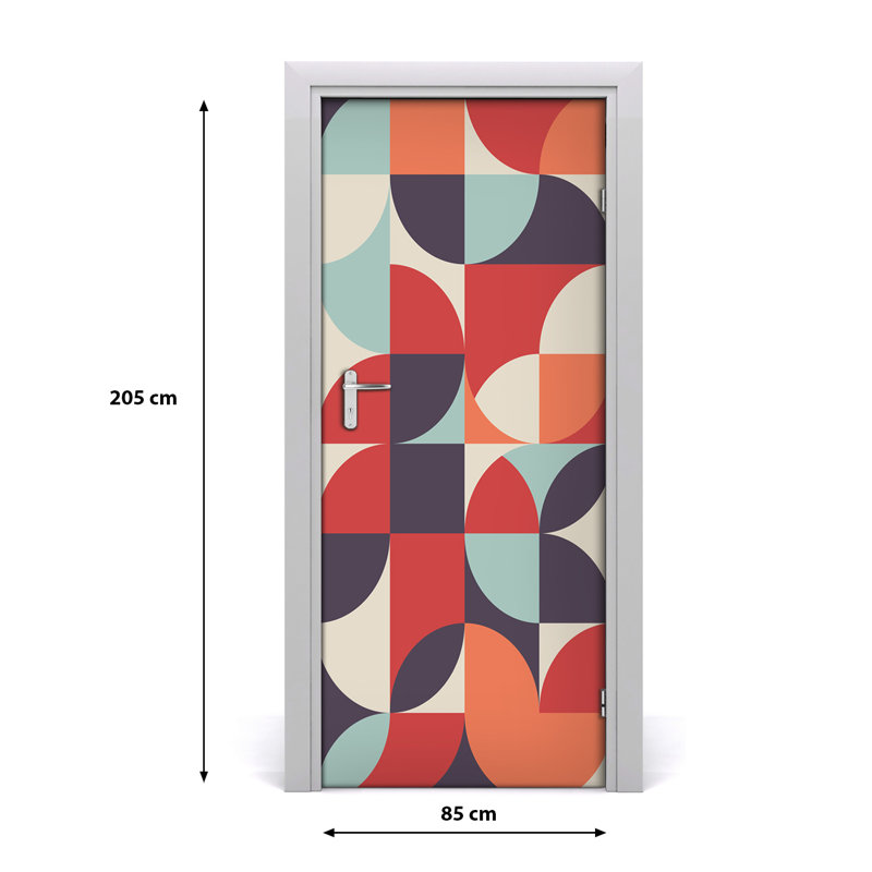 Abstract Door Decal