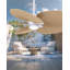 Alessandra Tropical - Five Blade Ceiling Fan - Integrated LED -Matte Black Finish -Light Blue Blades-968184996-968185002