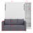 Murphy Bed Wall Bed With Sofa,With Shelves