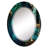 Otabek Abstract Geode Marble Green And Blue II - Abstract Marble Wall Mirror-822377319