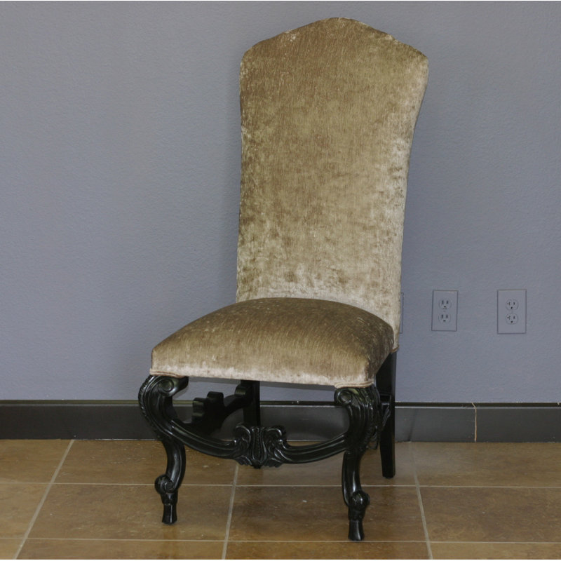 Chaise d'appoint en tissu taupe Nettleton