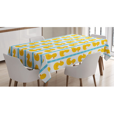 Rubber Duck Dining Room Kitchen Tablecloth