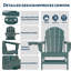 Chaise Adirondack pliante Garbani-640228421