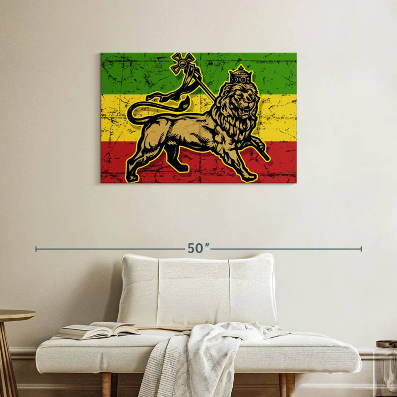 Borges Lion Of Judah, 24" H x 36" W