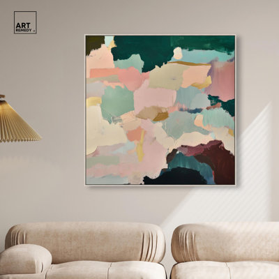 Brushed Beauty II Canvas Green Wall Art by Art Remedy