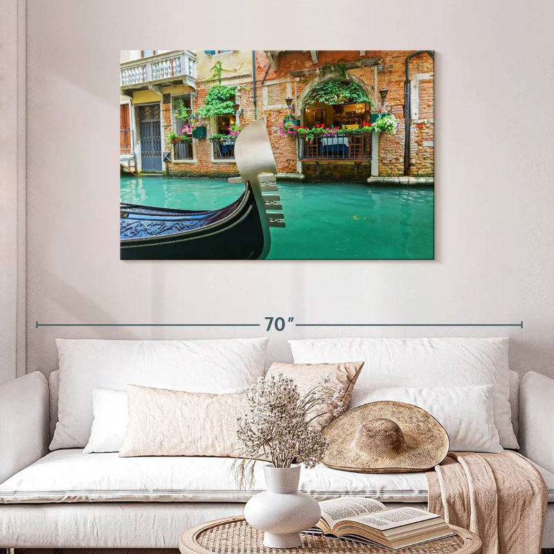 Ravi Venice Canal Cafe, 30" H x 45" W
