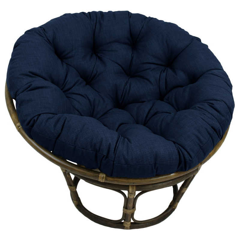 Outdoor 6'' Papasan Seat Cushion, Azul, 48" W x 48" D