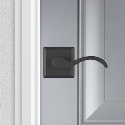 Curve Door Lever with Rosette