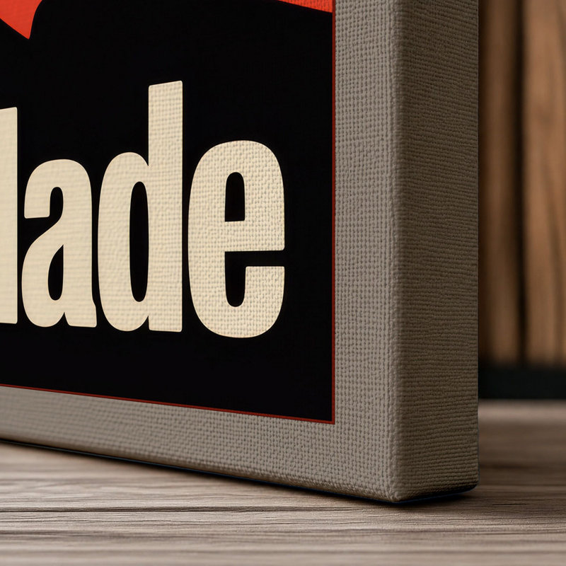 Saudade Portrait Mid-Century - Wrapped Canvas, 30x20 - 76.2 x 50.8 cm, Taupe Border