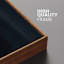 Grande toile murale encadrée - Minuit abstrait bleu foncé et noir, impressions minimalistes modernes - 60 po x 20 po-1774650082-1774650081