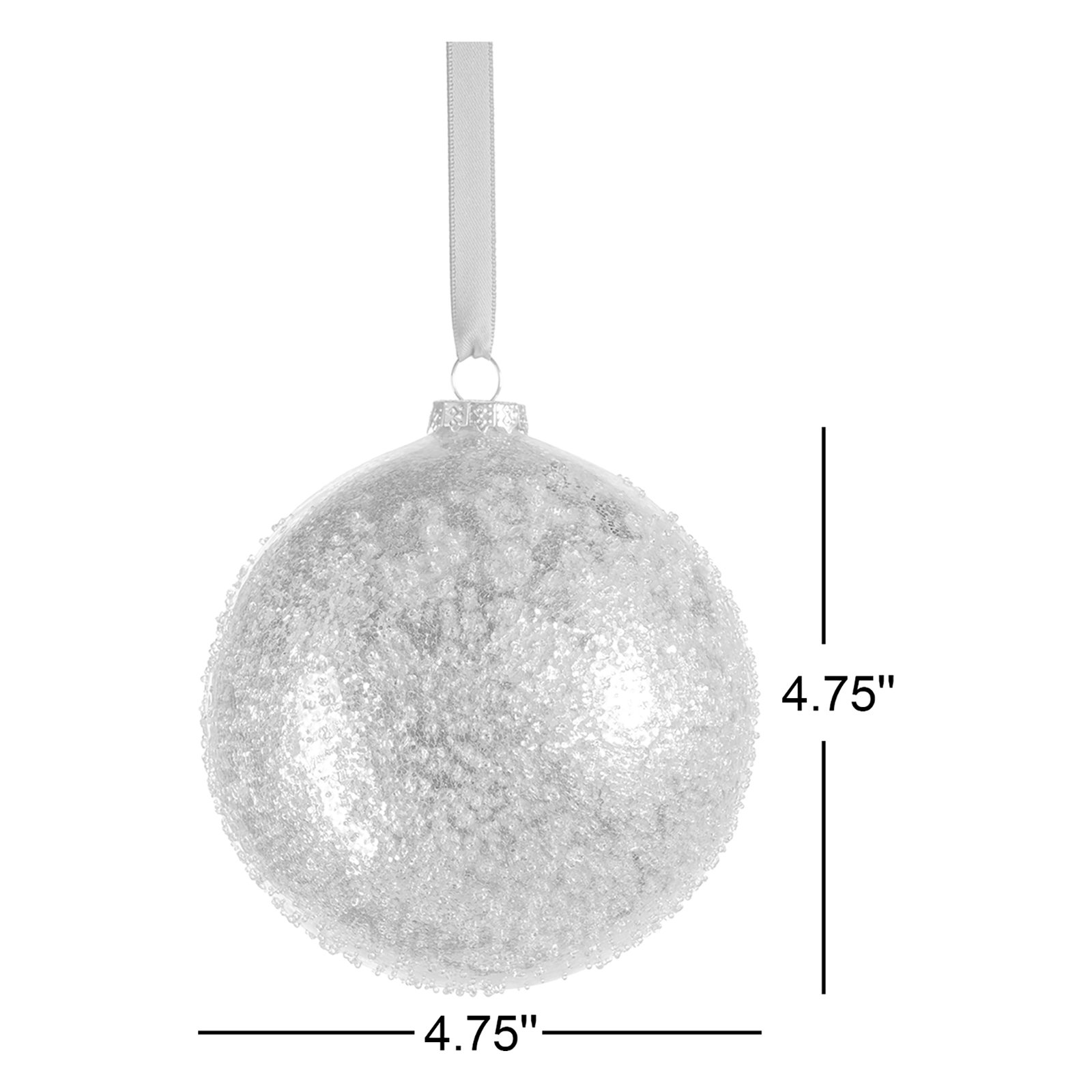 Cele 4.75'' Glass Animals Ball Ornament, Dark Gold
