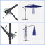 Piqua 300cm Lighted Market Parasol-240736458