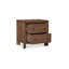 Table de chevet Sinbad Mabel brun foncé