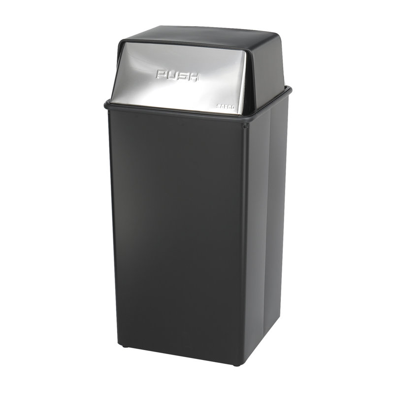 Reflections 36 Gallon Swing-Top Steel Trash Can