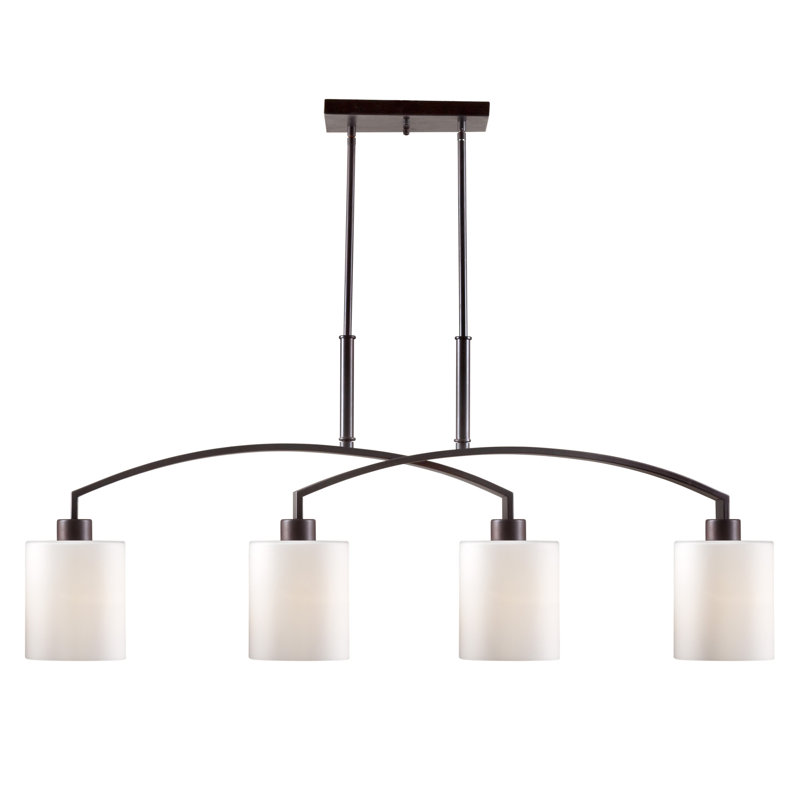 Bismarck 4 - Light Kitchen Island Pendant, Antique Bronze