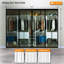 Armoire 4 panneaux coulissants en verre fumé-84510461-84510457
