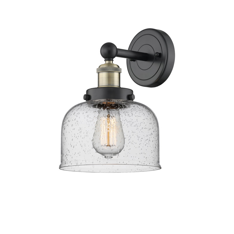 Cetronia Armed Sconce, Seedy, Black Antique Brass