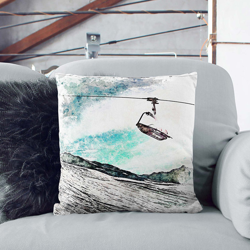 Square Throw Cushion, 55cm H x 55cm W x 20cm D