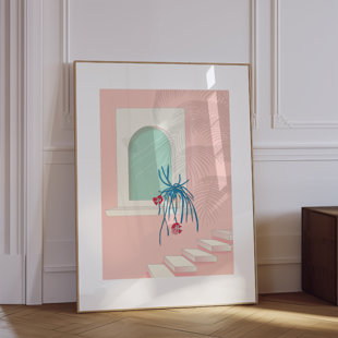 Beach House Art Poster