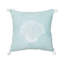 Castlethorpe Blue Square Cushion