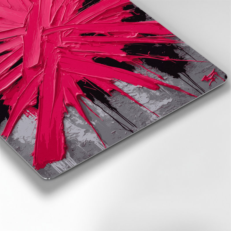 Art mural en métal Neo Expressionism 26, H 144 po x l 216 po x P 0,05 po