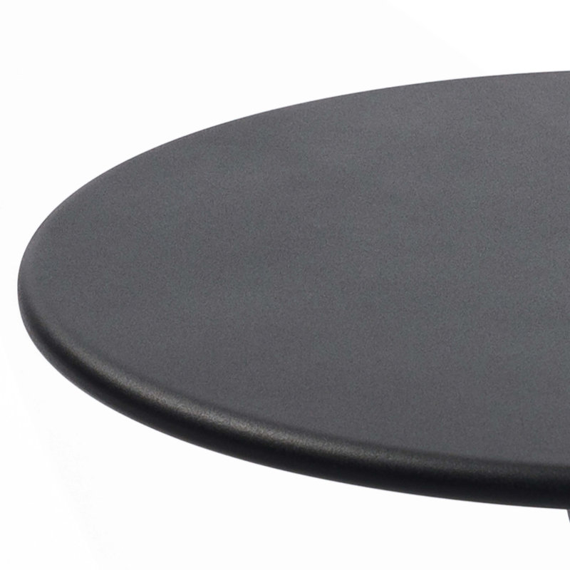 2P, table de bout vintage en métal, table d'appoint ronde pour table de chevet et table d'appoint décorative pour petit salon