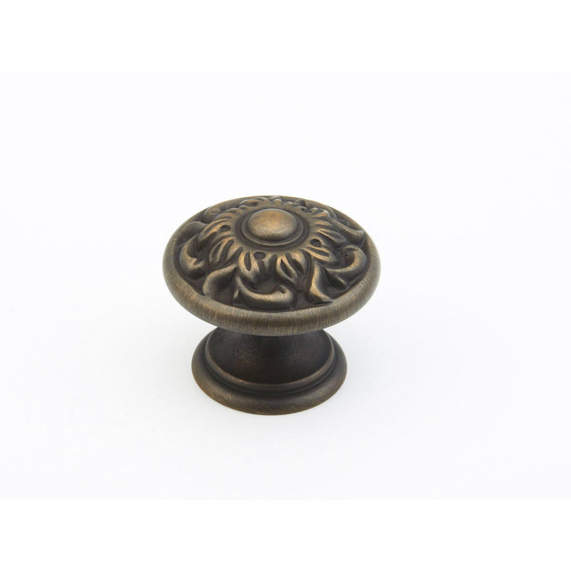 Corinthian Round Knob, Redington Brass