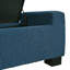 Banc repose-pieds rectangulaire avec couvercle à charnière