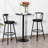 Round Metal Base Dining Table