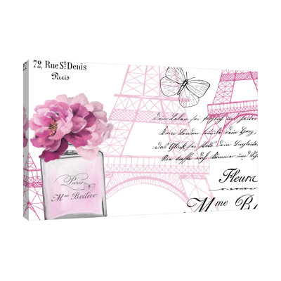 «Paris Scents 12», toile tendue par Kimberly Allen