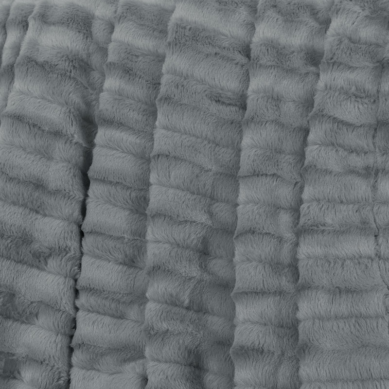 Throw Blanket, Charcoal, 152.4cm W x 203.2cm L