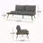SOFA SEATER - LEFT SIDE