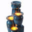 Weather Resistant Cascade Fountain with Light-1452873374