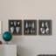 Green County I - Ensemble de 3 peintures sur toile encadrées-747786745-747786739