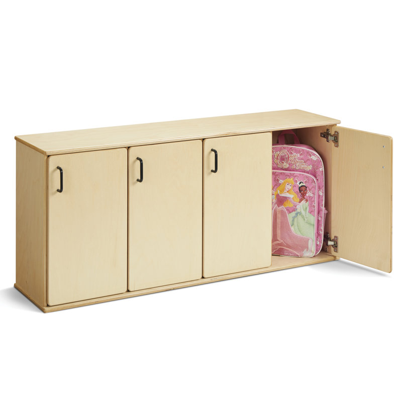 Young Time® 4 Section Preschool Cubby Locker