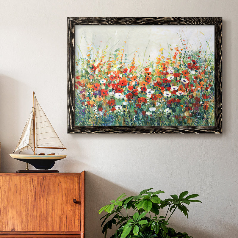 «Garden in Bloom II», reproduction sur toile tendue, Noir, H 14 po x l 20 po x P 1,5 po