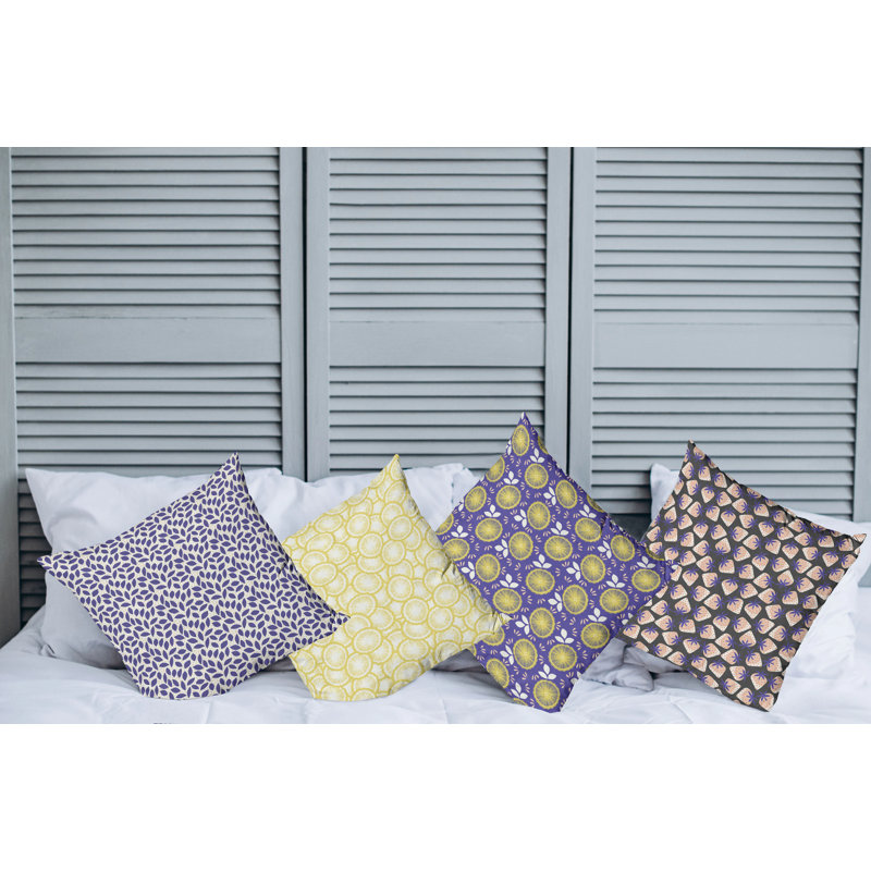 Ensemble de housse de coussin 4 pièces Summer, 20 po X 20 po
