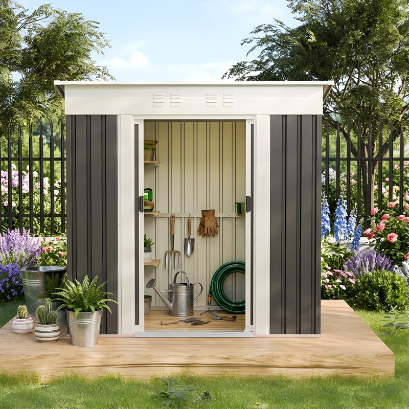 Remise de jardin 6 x 4 pi pour patio