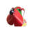 Monaco Metal Indoor Outdoor Dog Multi Colored Decorative Garden Sculpture with Floral Pattern