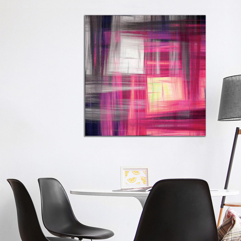Tartan Crosshatch I by Julia Di Sano - 1 Piece Wall Art on Canvas, 93.98 cm H x 93.98 cm W