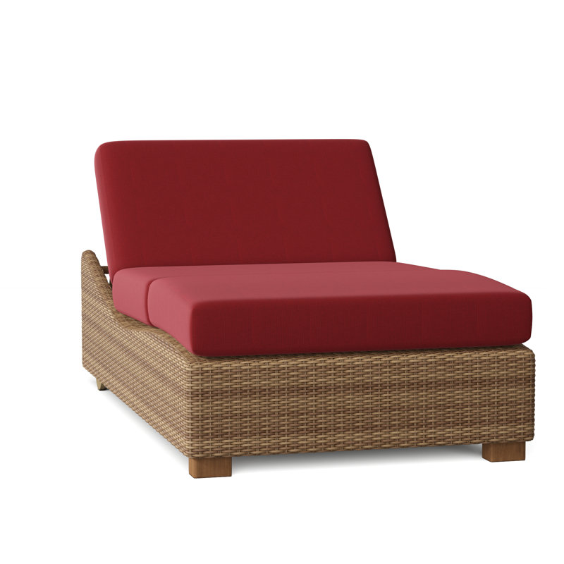 Montecito Outdoor Chaise Lounge, Denver Scarlett Sunbrella®