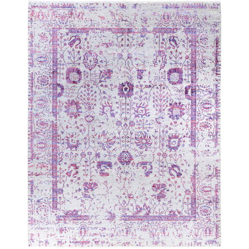 Overdyed One-of-a-Kind 8' 1" X 10' 3" Hand Knotted Area Rug