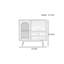 Vitrine multifonctionnelle minimaliste moderne-121917945
