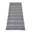 Tapis noir / blanc en coton tissé à plat à la main Steverson-273138452-273138453