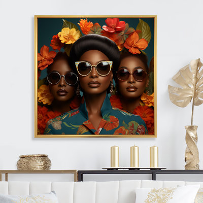 Art africain-africain, femme tropicale Couture I - People