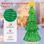 Décoration de Noël 6,2 pi avec 200 lumières DEL intégrées